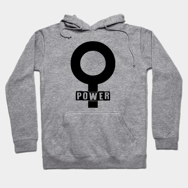 Feminist Female Power Hoodie by Pridish